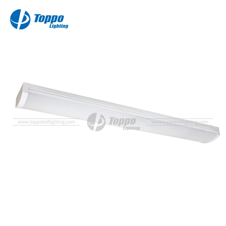 Kawża Steal + Kopertura tal-PC Lum Għoli L-Output LED Batten